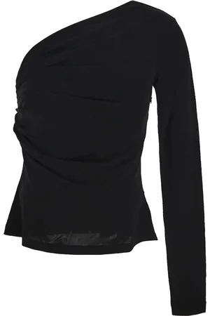 Dsquared2 Bluser & Skjorter, Dame, Sort, S, Uld, One-Shoulder Top