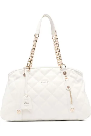 Liu Jo Taske, Dame, , ONE SIZE, Uld, Quiltet håndtaske i med guldfarvet logo