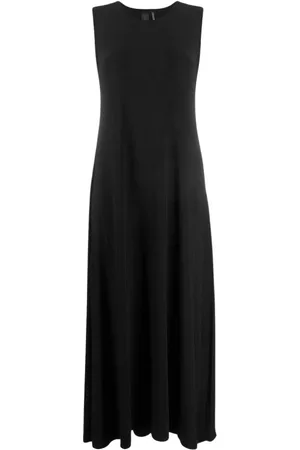 Norma Kamali Kjole, Dame, Sort, XS, Polyester, Maxikjole