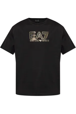 EA7 Top, Herre, Sort, M, Bomuld, T-shirt