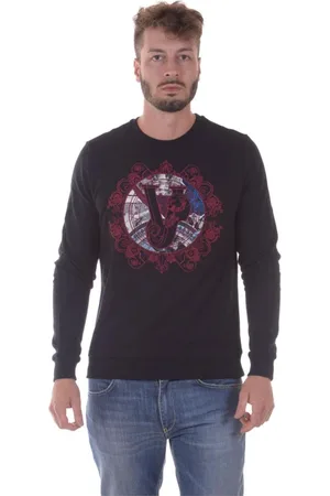 VERSACE Sweathshirts & Hoodies, Herre, Sort, XL, Bomuld, Bomuld Hawaii Hættetrøje Sweatshirt