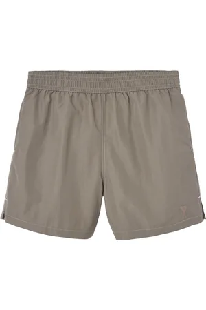 Ami Shorts, Herre, Grå, XL, Uld, Grøn Logo Mini Shorts