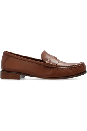 Max Mara Sko, Dame, Brun, 38 1/2 EU, Læder, Mmloafer Loafers