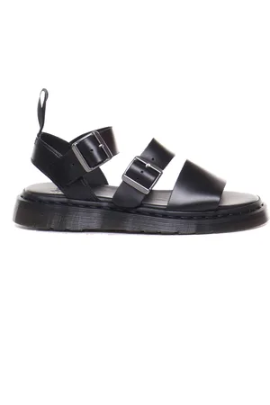 Dr. Martens Sko, Herre, Sort, 42 EU, Læder, Gryphon Brando lædersandaler