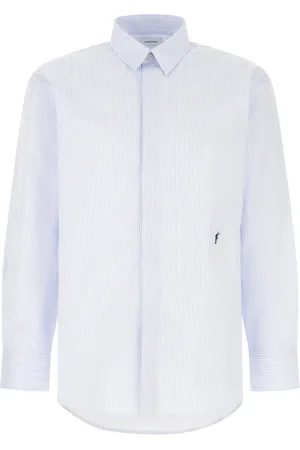 Salvatore Ferragamo Skjorte, Herre, Flerfarvet, S, Bomuld, Bomuldsskjorte