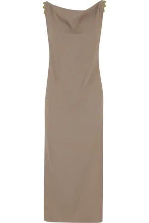 STEPHAN JANSON Kjole, Dame, , M, Satin, Silkesatin Draperet Kjole