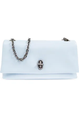Marc Jacobs Tilbehør, Dame, Blå, ONE SIZE, Læder, Wallet on a chain The Dual