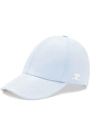Courrèges Tilbehør, Herre, Blå, S, Bomuld, Logo Patch Cap