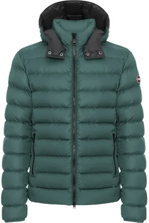Colmar Jakke, Herre, Grøn, 2XL, Uld, Sporty dunjakke med aftagelig hætte