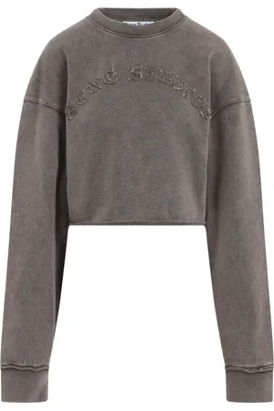 Acne Studios Sweathshirts & Hoodies, Dame, Brun, M, Bomuld, Logo Sweater
