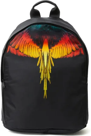 MARCELO BURLON Taske, Herre, Sort, ONE SIZE, Icon Wings Logo Rygsæk