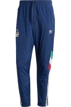 adidas Bukser, Herre, Blå, 2XL, Nylon, Italienske landshold retro bukser