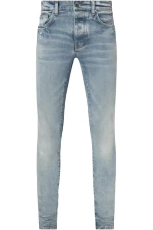 AMIRI Jeans, Herre, Blå, W34, Denim, Lysblå Skinny Denim Jeans