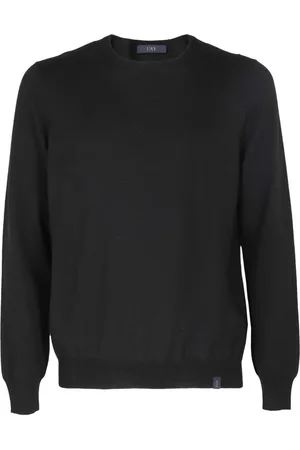 FAY Strik, Herre, Sort, S, Uld, Chic Halskæde