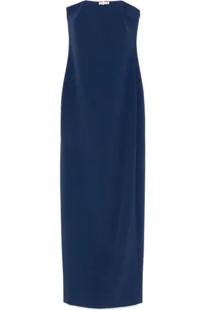 Elisabetta Franchi Kjole, Dame, Blå, M, Polyester, Blå Elegant Kjole til Kvinder