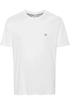 C.P. Company Top, Herre, Hvid, L, Bomuld, Jersey Back Goggle T-Shirt