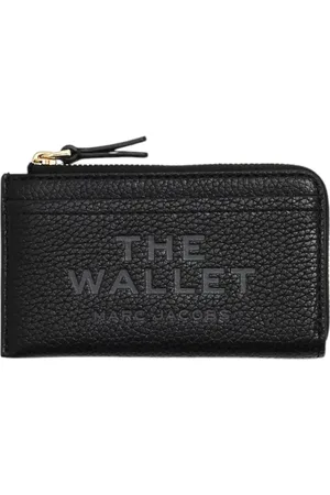 Marc Jacobs Tilbehør, Dame, Sort, ONE SIZE, Læder, Top Zip Multi Wallet