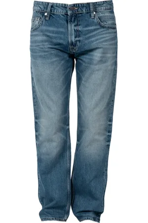 Guess Jeans, Herre, Blå, W32 L32, Klassiske Straight Jeans