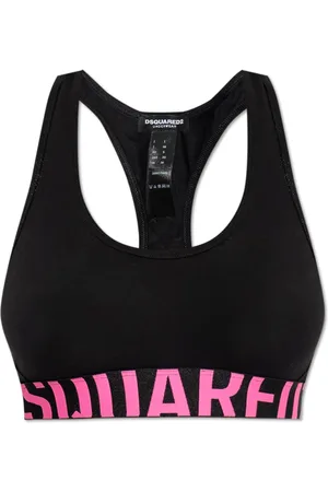 Dsquared2 Sport, Dame, Sort, 2XL, Logo Bra