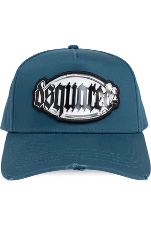 Dsquared2 Tilbehør, Dame, Blå, ONE SIZE, Bomuld, Baseball Cap