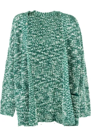 sun68 Strik, Dame, Grøn, M, Uld, Tykk Lang Cardigan