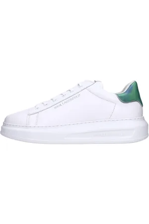 Karl Lagerfeld Sko, Herre, Hvid, 43 EU, Læder, Sneakers Hvid