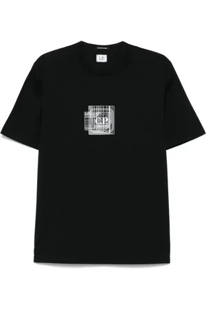 C.P. Company Top, Herre, Sort, S, Bomuld, 999 Sort T-shirt