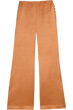 Cortana Bukser, Dame, , XL, Uld, Mandarin Bell-Bottom Bukser