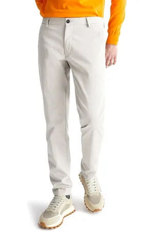 Liu Jo Bukser, Herre, Hvid, L, Læder, Panta Chino Regular Capritela
