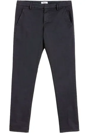 Dondup Bukser, Herre, Sort, W34, Bomuld, Slim Fit Chinos