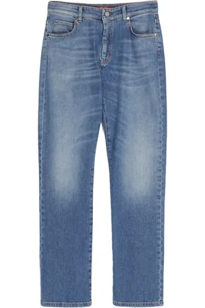 Max Mara Jeans, Dame, Blå, XS, Wide Jeans