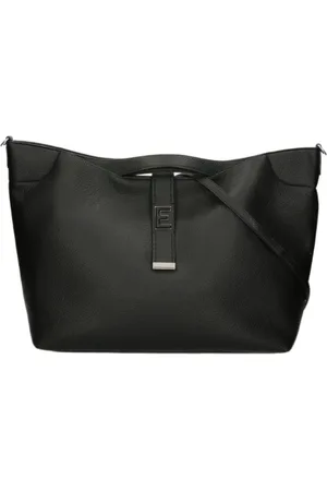 ERMANNO SCERVINO Taske, Dame, Sort, ONE SIZE, Læder, Stor Tote Bag Rachele AW 24