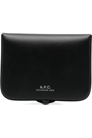 A.P.C. Tilbehør, Dame, Sort, ONE SIZE, Sort Wallet Porte-Monnaie Josh