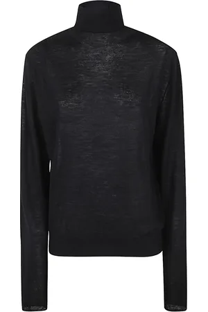 EXTREME CASHMERE Strik, Dame, Sort, ONE SIZE, Cashmere, Delikate Cashmere Sweaters Thunder