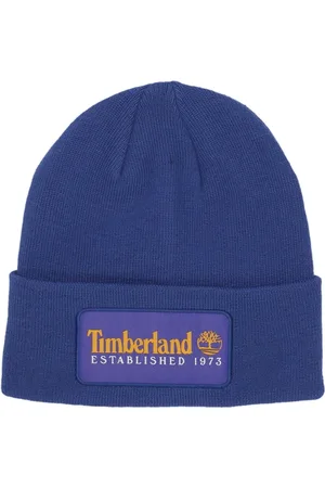 Timberland Tilbehør, Herre, Blå, ONE SIZE, Uld, Vintage Beanie