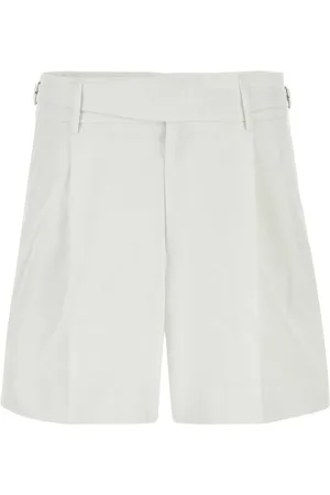 Dolce & Gabbana Shorts, Herre, Hvid, L, Hvide Stretch Bermuda Shorts