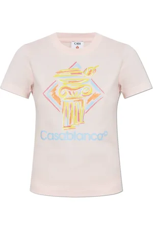 Casablanca Top, Dame, Lyserød, M, Bomuld, Printet T-shirt