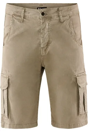 Bomboogie Shorts, Herre, , W31, Cotton Gabardine Camouflage Mønstrede Cargo Bermuda Shorts