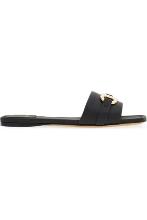 Salvatore Ferragamo Sko, Dame, Sort, 35 1/2 EU, Gancini Leah Sandaler