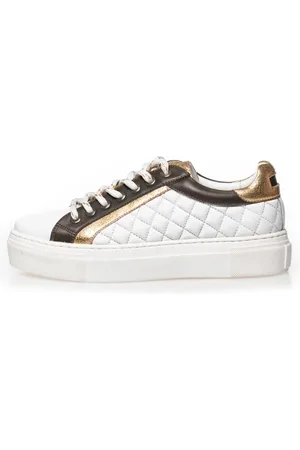 Copenhagen Shoes Sko, Dame, Hvid, 40 EU, Uld, Prægede Gymnastiksko