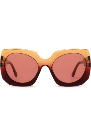 Marni Tilbehør, unisex, Rød, 56 MM, Jellyfish Lake TLL Solbriller