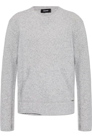 Dsquared2 Strik, Herre, Grå, S, Uld, Uld Sweater