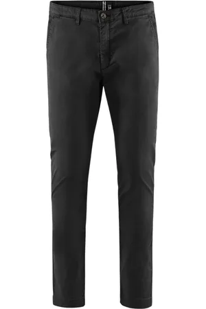 Bomboogie Bukser, Herre, Sort, W30, Bomuld, Slim Fit Chino Bukser
