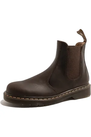 Dr. Martens Sko, Herre, Brun, 44 EU, Læder, 2976 YS Mørkebrune Chelsea Støvler