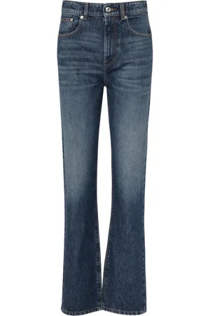 Sportmax Jeans, Dame, Blå, W28, Bomuld, Flared Jeans