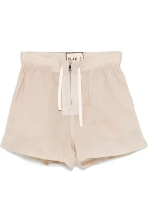 Plan C Shorts, Dame, , S, Organza, Gennemsigtige Organza Afslappede Shorts