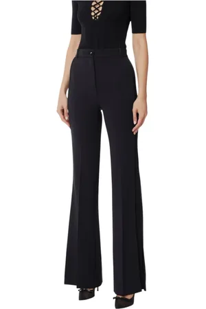 Elisabetta Franchi Bukser, Dame, Sort, S, Polyester, Vide Bukser