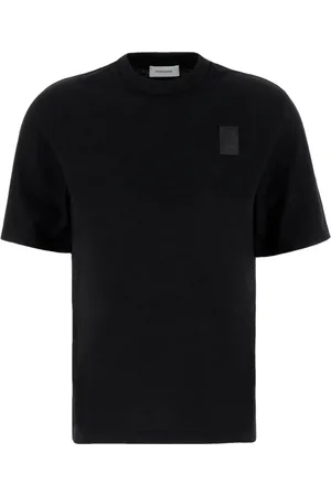 Salvatore Ferragamo Top, Dame, Sort, S, Uld, Stilfuld T-shirt
