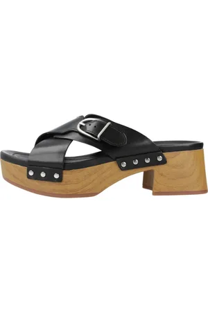 Clarks Sko, Dame, Sort, 39 EU, Læder, Hælede Mules