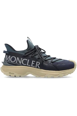 Moncler Sko, Herre, Blå, 41 EU, Læder, Trailgrip Lite2 Sneakers